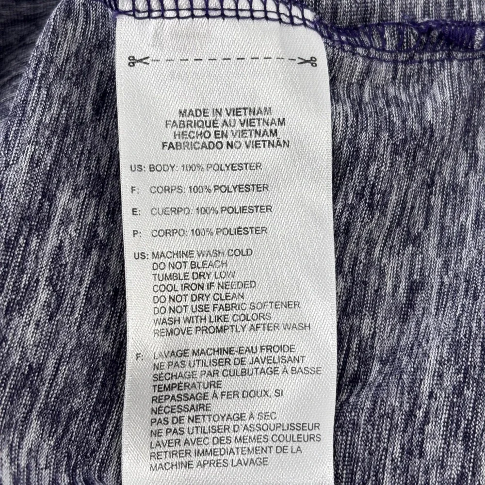 Adidas Puremotion Golf Polo Mens Large Purple Heather Grey Ruby Hill Golf Club